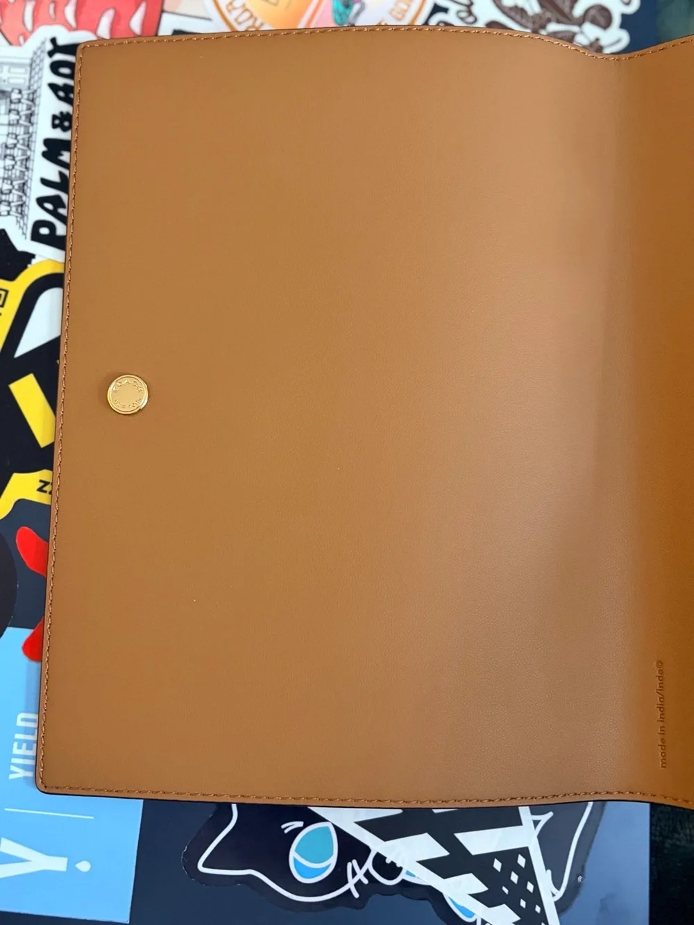 *pre-loved* COACH pink floral notebook cover